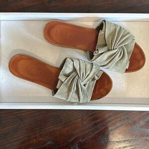 1. State Chevonn suede slides sandals